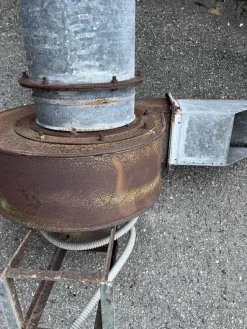 Girante e motore da 0,75 Hp per impianto aspirazione