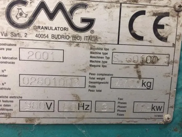 2#4271 Granulatore C.M.G serie S 60