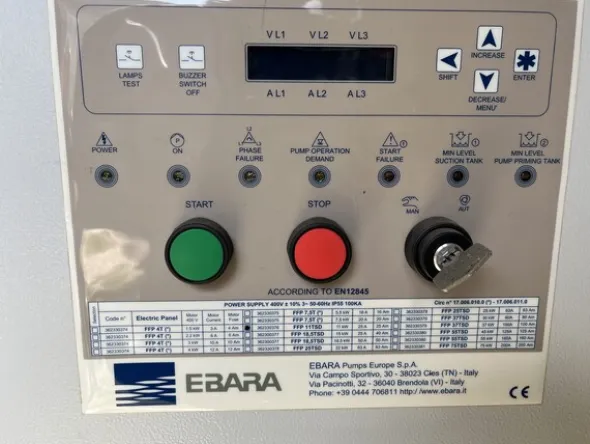 16#7932 Gruppo antincendio Ebara Pumps