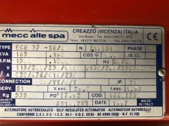 Gruppo elettrogeno usato – 180 kW – Marca PG