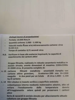 Gruppo filtrante a carboni attivi