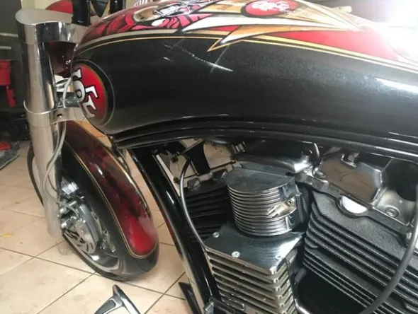 1#6388 Harley Custom SF 49ers