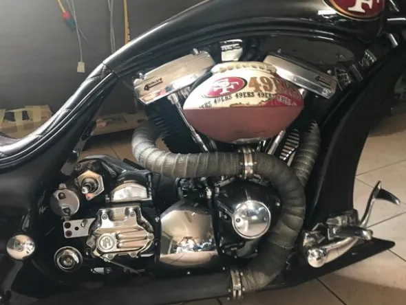 1#6388 Harley Custom SF 49ers