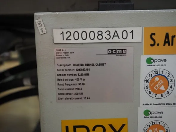 10#8433 Heating tunnel cabinet
