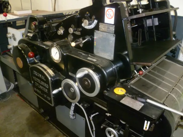 HEIDELBERG KSBA con sistema a foglio caldo