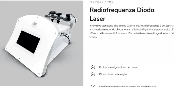 HIN E400 Radiofrequenza Diodo Laser
