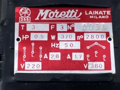 H90 Moretti T3 Motore macchina da Cucire 2800 giri