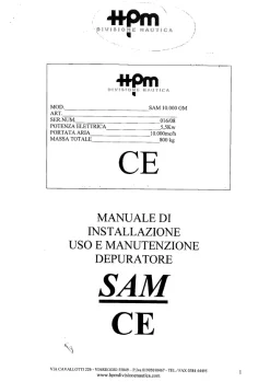 HPM DEPURATORE POLVERI VERNICIATURA SAM