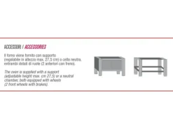 Il forno a gas monocamera per pizze croccanti come cotte a legna