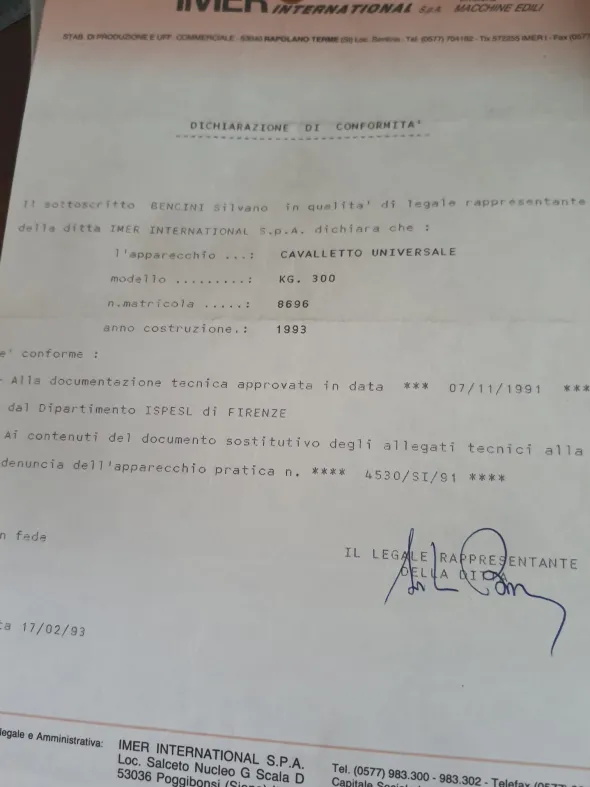 Imer cavalletto universale