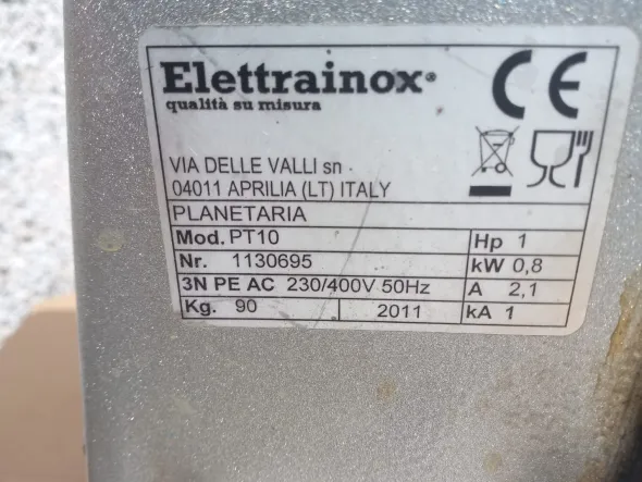 Impastatrice planetaria professionale Spar 800Watt