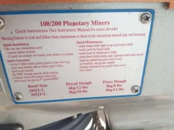 Impastatrice planetaria professionale Spar 800Watt