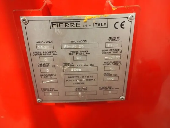 37#8478 Impianto a schiuma Fierre