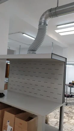 Impianto di aspirazione a carboni attivi