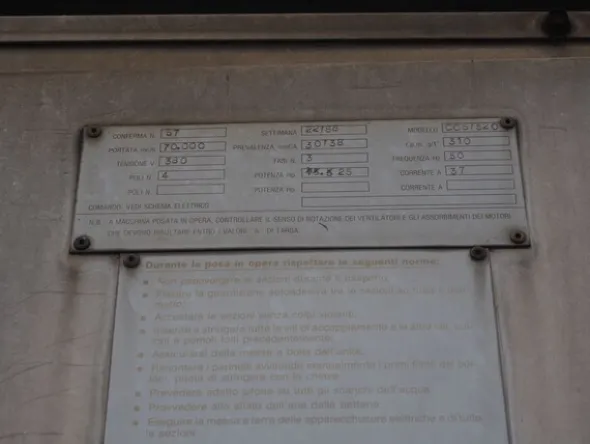 34#8478 Impianto di climatizzazione Centrali