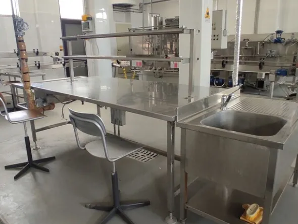 1#8268 Impianto di preparazione sughi e pastorizzatore