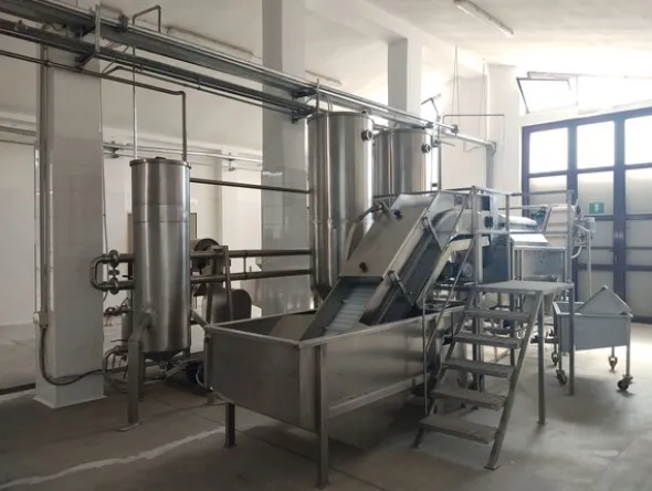 1#8268 Impianto di preparazione sughi e pastorizzatore