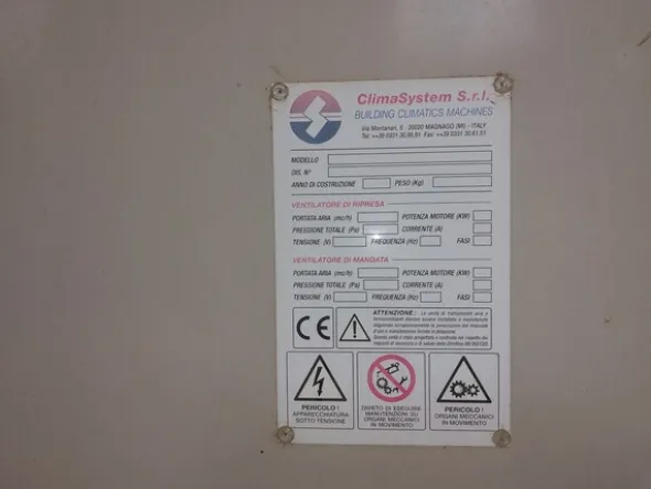 1#79500 Impianto di refrigerazione