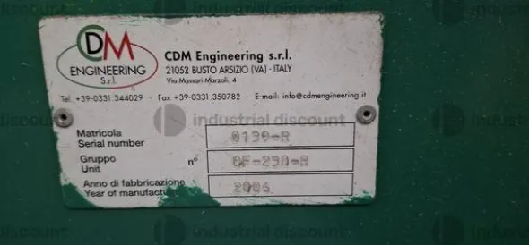 1#5840 Impianto di rigenerazione materiale plastico riciclato