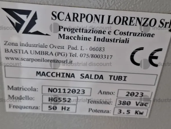 27#9763 Impianto di saldatura
