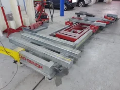 31#7842 Impianto di sollevamento Globaljig e Carrello per dima Mercedes Car Bench