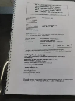 1#4787 Impianto di stampa tessuti e Calandra ad Olio