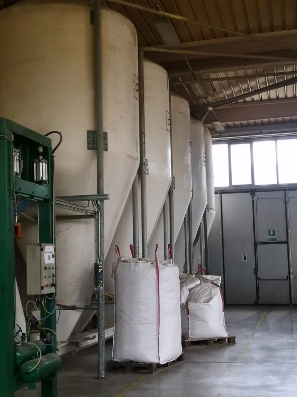 impianto di termocottura soffiatura cereali industriale
