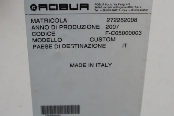206#6059 Impianto di trattamento aria e caldaia Garioni