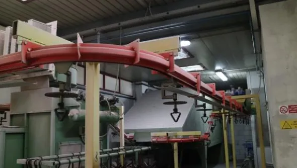 8#4303 Impianto di verniciatura a polveri