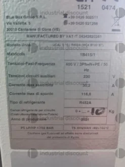 1#9373 Impianto frigorifero a servizio delle celle