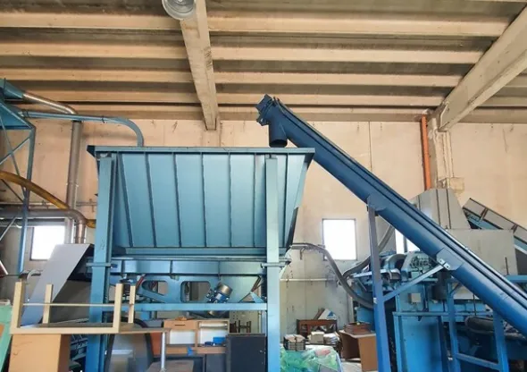 1#6291 Impianto granulazione pneumatici Eldan Recycling