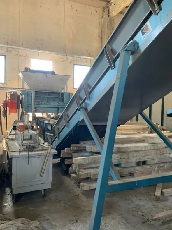 1#6291 Impianto granulazione pneumatici Eldan Recycling