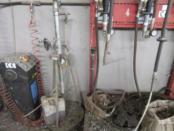 15#44740 Impianto per aspirazione fluidi Toolservice fluid