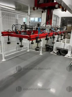 1#9904 Impianto per la verniciatura di prodotto in piano
