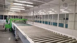 1#9904 Impianto per la verniciatura di prodotto in piano
