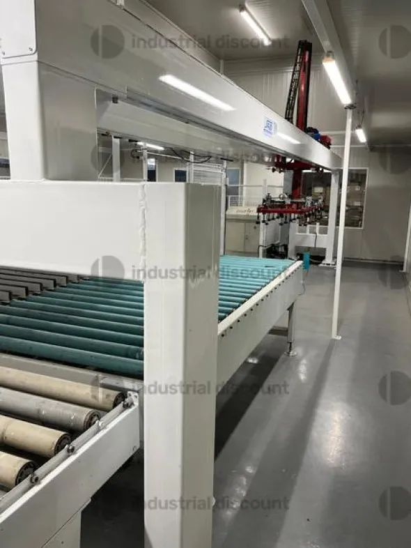1#9904 Impianto per la verniciatura di prodotto in piano