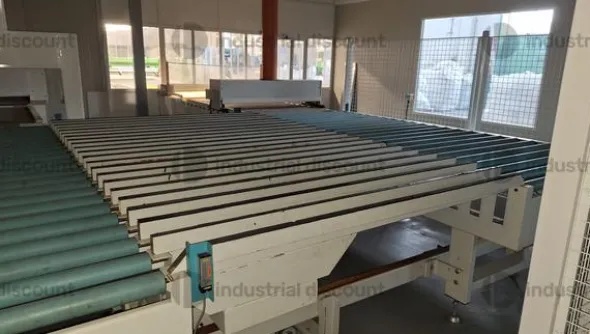 1#9904 Impianto per la verniciatura di prodotto in piano