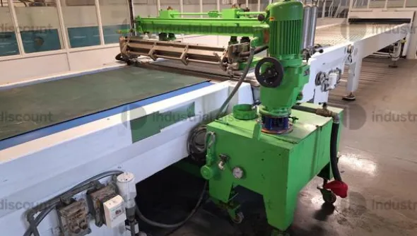 1#9904 Impianto per la verniciatura di prodotto in piano