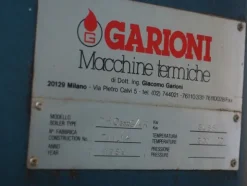 33#8478 Impianto produzione acqua surriscaldata calda per produzione e riscaldamento GARION