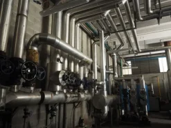 33#8478 Impianto produzione acqua surriscaldata calda per produzione e riscaldamento GARION
