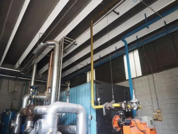 33#8478 Impianto produzione acqua surriscaldata calda per produzione e riscaldamento GARION