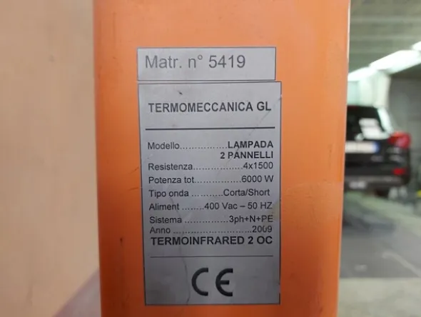 6#7673 Impianto verniciatura Termomeccanica e macchinari officina