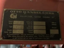 9#5721 Incartatrice Otto Hansel