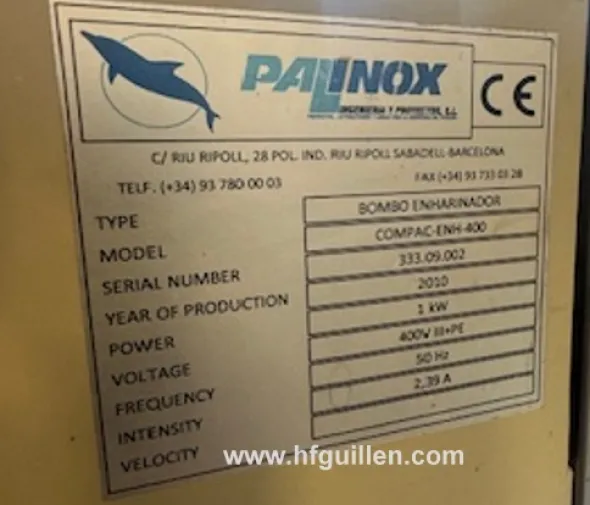 INFARINATRICE A TAMBURO CON ELEVATORE A COCLEA