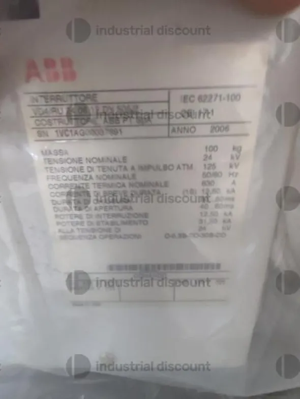2#9108 Interruttori marca VEI Vacuum
