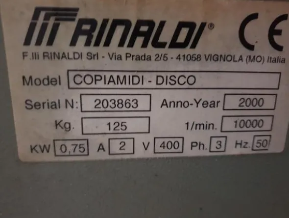 5#4375 Intestatrice Intex e pantografo Rinaldi