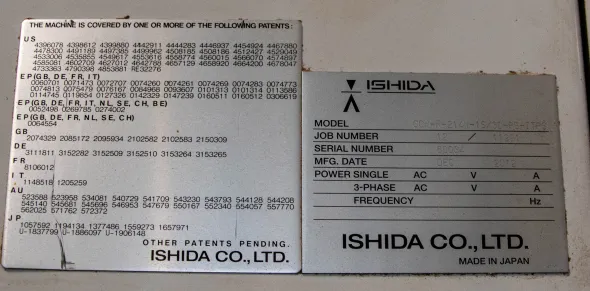 Ishida CCW R 214W