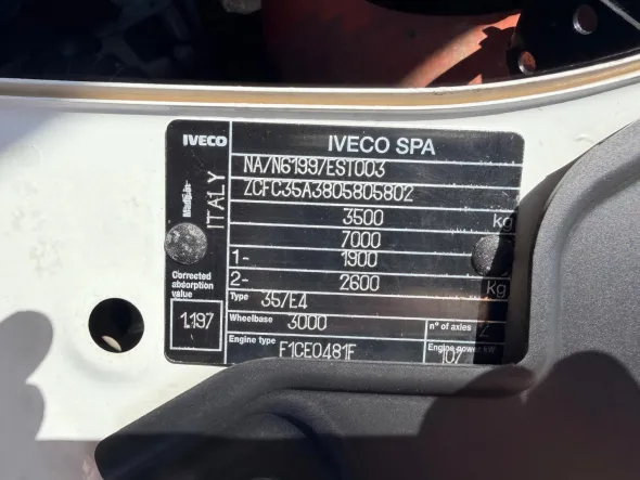 IVECO DAILY 35C15 RIB.TRIL.PATENTE B EURO4