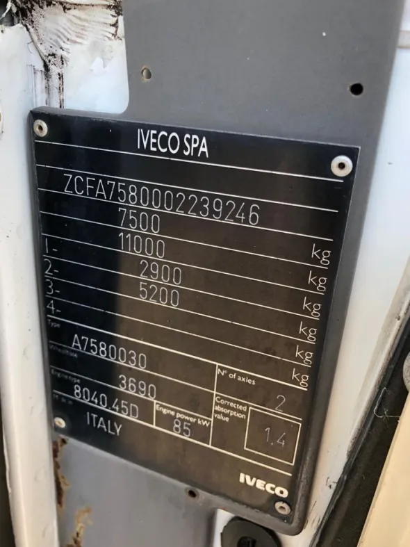 IVECO EUROCARGO 75.14 PEZZI RICAMBI