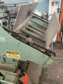 KLUGE automatic die cutting and hot print foil machine